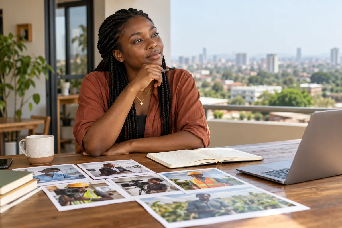 Ghanaian professional mapping transferable skills to a new career route