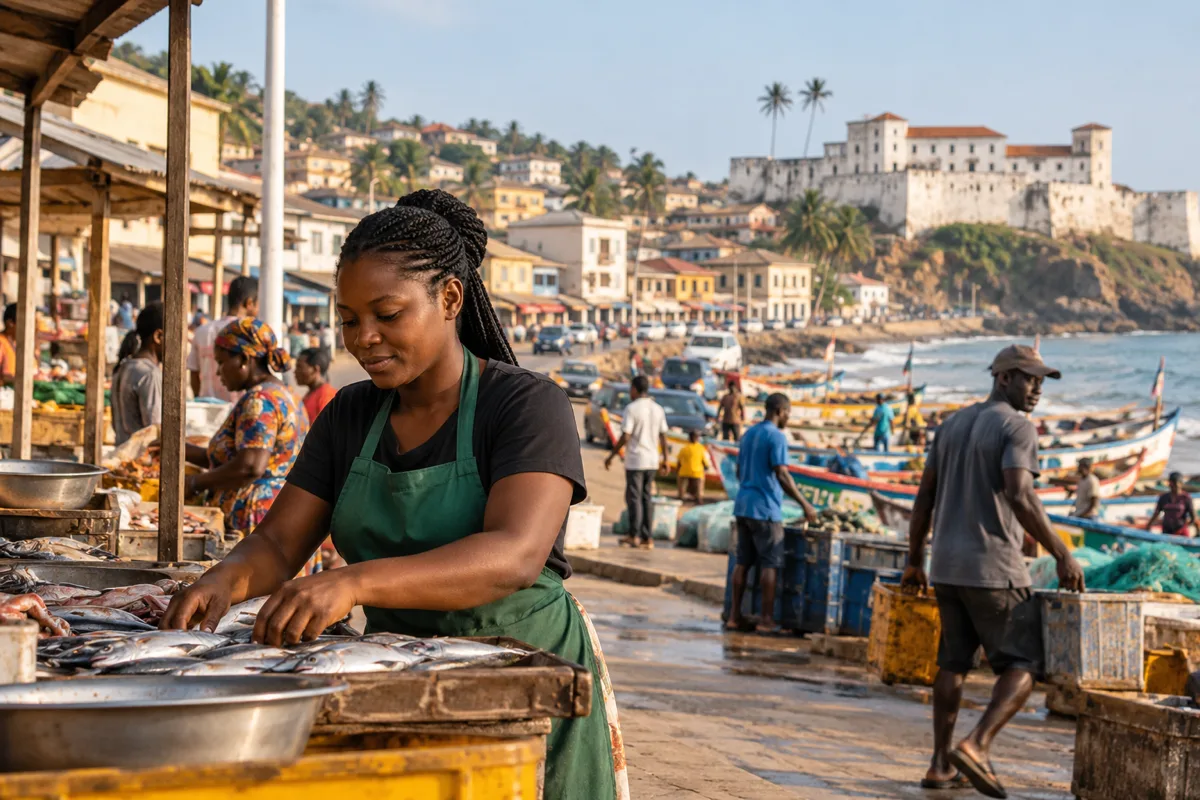 Cape Coast job seeker comparing education health and tourism openings