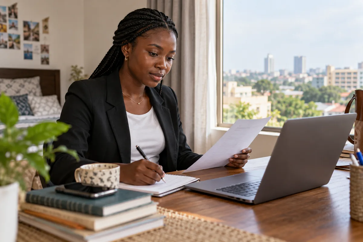 Ghanaian applicant planning a return to work after a career break